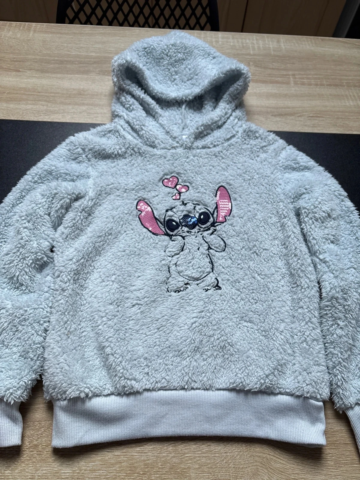 Suéter com capuz macio Stitch 10 anos – photo 2